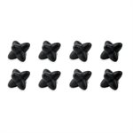 8 supports de plat étoiles noirs silicone Zak Designs®